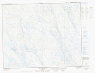 023B03 Lac Aux Cedres Canadian topographic map, 1:50,000 scale