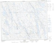 023B06 Lac Gras Canadian topographic map, 1:50,000 scale