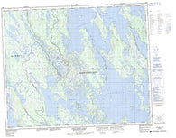 023B09 Ashuanipi Lake Canadian topographic map, 1:50,000 scale