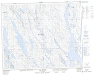 023B10 Lac Opocopa Canadian topographic map, 1:50,000 scale