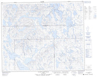 023B13 Lac De La Bouteille Canadian topographic map, 1:50,000 scale