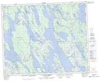 023B16 Lac Petite Hermine Canadian topographic map, 1:50,000 scale
