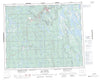 023B Lac Opocopa Canadian topographic map, 1:250,000 scale