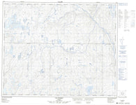 023C04 Lac Marsac Canadian topographic map, 1:50,000 scale