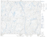 023C05 Lac A La Neige Canadian topographic map, 1:50,000 scale