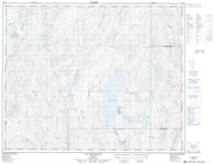 023C06 Lac Sechelles Canadian topographic map, 1:50,000 scale