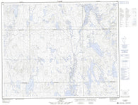 023C08 Lac Georget Canadian topographic map, 1:50,000 scale