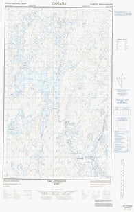 023C12W Lac Atticoupi Canadian topographic map, 1:50,000 scale