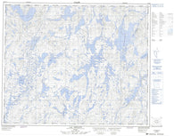 023C13 Lac Desilets Canadian topographic map, 1:50,000 scale