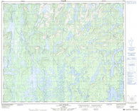 023C15 Lac Hublet Canadian topographic map, 1:50,000 scale