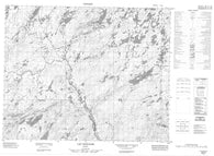 023D01 Lac Daguilhe Canadian topographic map, 1:50,000 scale