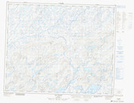 023D06 Lac Manet Canadian topographic map, 1:50,000 scale