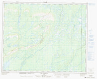 023D08 Lac Pariseau Canadian topographic map, 1:50,000 scale