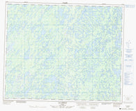 023D10 Lac Brehat Canadian topographic map, 1:50,000 scale