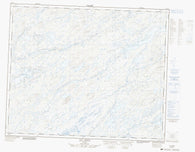 023D12 Lac Leran Canadian topographic map, 1:50,000 scale