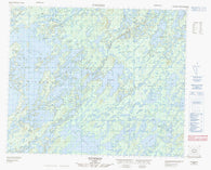 023E02 Nitchequon Canadian topographic map, 1:50,000 scale