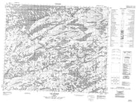 023E05 Lac Dalmas Canadian topographic map, 1:50,000 scale