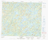 023E15 Lac Chambure Canadian topographic map, 1:50,000 scale