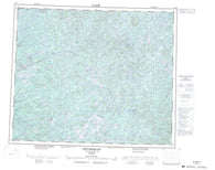 023E Nitchequon Canadian topographic map, 1:250,000 scale