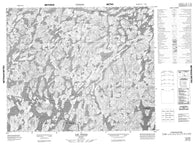 023F08 Lac Vignal Canadian topographic map, 1:50,000 scale