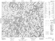 023F10 Lac Bermen Canadian topographic map, 1:50,000 scale