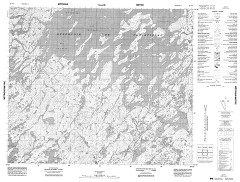 023F13  Canadian topographic map, 1:50,000 scale