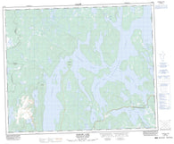 023G02 Wabush Lake Canadian topographic map, 1:50,000 scale