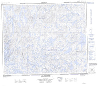 023G03 Lac Montenon Canadian topographic map, 1:50,000 scale