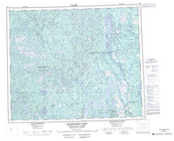 023G Shabogamo Lake Canadian topographic map, 1:250,000 scale