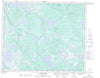 023H01 Chaulk Lake Canadian topographic map, 1:50,000 scale