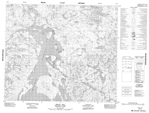 023I09 Signal Hill Canadian topographic map, 1:50,000 scale