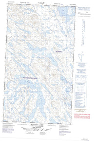 023I13W Marion Lake Canadian topographic map, 1:50,000 scale