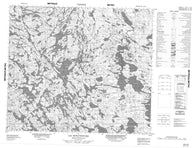023I15 Lac Bonaventure Canadian topographic map, 1:50,000 scale
