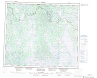 023I Woods Lake Canadian topographic map, 1:250,000 scale