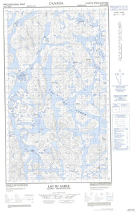 023J05W Sandy Lake Canadian topographic map, 1:50,000 scale