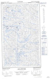 023J06W Lac Desliens Canadian topographic map, 1:50,000 scale