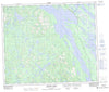 023J07 Menihek Lakes Canadian topographic map, 1:50,000 scale
