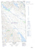 023J10W Stakit Lake Canadian topographic map, 1:50,000 scale