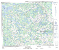 023J11 Lac Clugny Canadian topographic map, 1:50,000 scale