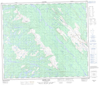 023J14 Elross Lake Canadian topographic map, 1:50,000 scale