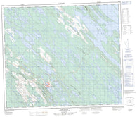 023J15 Lac Knob Canadian topographic map, 1:50,000 scale