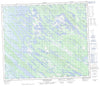 023J16 Hollinger Lake Canadian topographic map, 1:50,000 scale