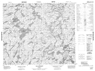 023K01 Lac Longrais Canadian topographic map, 1:50,000 scale