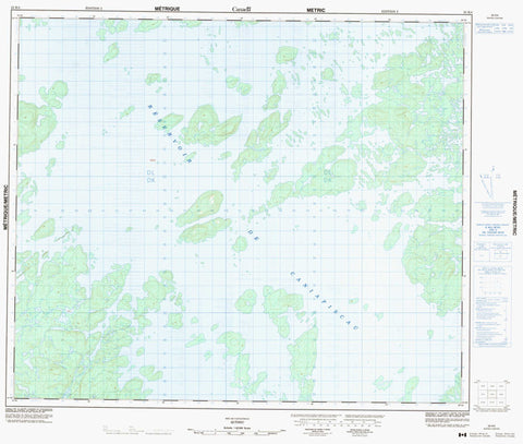 023K04  Canadian topographic map, 1:50,000 scale