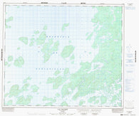 023K05 Lac Salvert Canadian topographic map, 1:50,000 scale