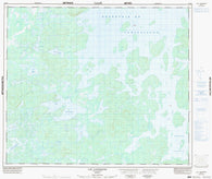 023K06 Lac Lantagnac Canadian topographic map, 1:50,000 scale