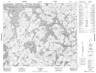 023K07 Lac Rousson Canadian topographic map, 1:50,000 scale