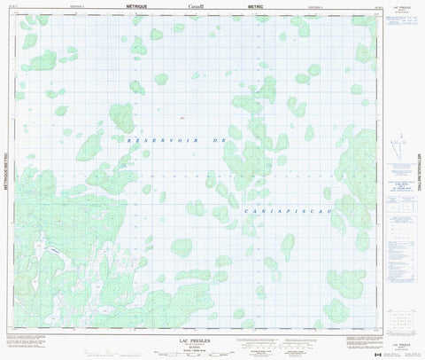 023K11 Lac Presles Canadian topographic map, 1:50,000 scale