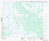 023K12 Lac Sorelet Canadian topographic map, 1:50,000 scale