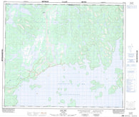 023K13 Lac Pau Canadian topographic map, 1:50,000 scale